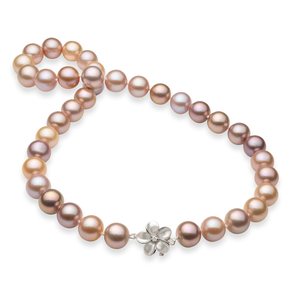 Freshwater Pearl Strand in 14K White Gold Other With Diamonds 006-14857                                                      