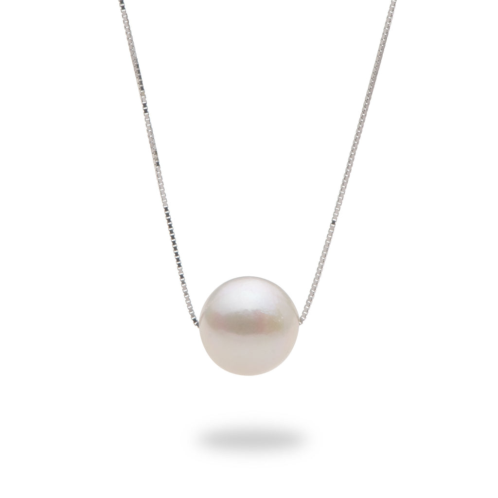 Akoya Pearl (10-10.5mm) Necklace in 14K White Gold 006-15083                                                              