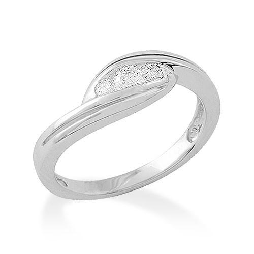 Diamond Ring in 14K White Gold