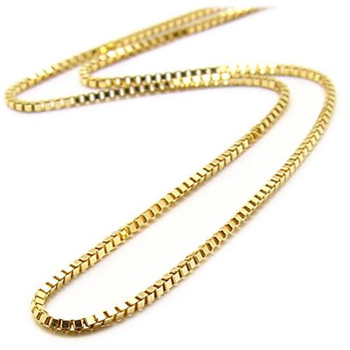 18" 0.6MM Box Chain in 10K Yellow Gold