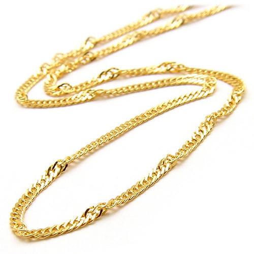 18" 1.5MM Singapore Chain in 14K Yellow Gold