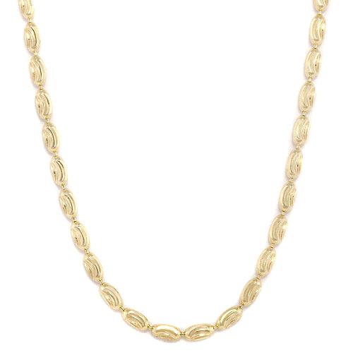 16" 1.8MM Ovalina Chain in 14K Yellow Gold