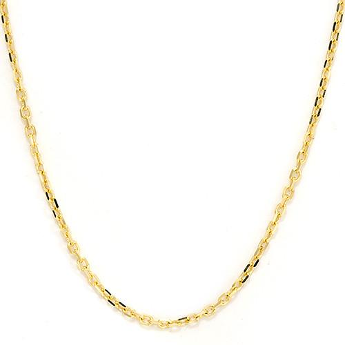 24" 1MM Adjustable Cable Chain in 14K Yellow Gold 036-13375