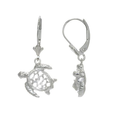 Honu (Turtle) Pick a Pearl Earring in Sterling Silver 089-00032